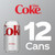 Diet Coke Soda Soft Drink, 12 Fl Oz, 12 Pack