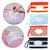 1pcs Eco-friendly Wet Wipe Pouch Dispenser Eva Case Travel Clutch Pouch Holder Reusable Refillable Portable Baby Wipes Container