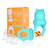 Walmeck Baby Food Feeder Fruit Feeder Pacifiers For Teething With S/m/l 3 Size Silicone Pacifiers For Infants, Pack Of 2pcs