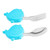 Hemoton 1 Set Baby Self-training Fork Spoon Adorable Portable Baby Feeding Flatware