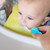 Hemoton 1 Set Baby Self-training Fork Spoon Adorable Portable Baby Feeding Flatware