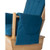 Foundations Saferocker Ss Swivel Glider Rocker, Natural/blue