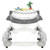 Dream On Me 2-in-1 Aloha Fun Activity Baby Walker And Rocker, Grey