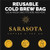 (2-pack) Premium Organic Cotton Cold Brew Coffee Bag - Designed In Fl - Reusable Premium Coffee Filter With Easyopen Drawstring Coldbrew Maker For Pitchers, Mason Jars, & Toddy Systems Large 12" X 12"