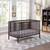 Suite Bebe Palmer 3-in-1 Convertible Island Crib In Espresso