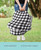 The Peanutshell Baby Nursing Cover, Car Seat Canopy, 6 In 1 Multiuse, Black And White Plaid