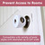 Wittle Door Knob Safety Covers (4 Pack) | Child Proof Door Knob Locks