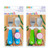 Munchkin Raise Toddler Fork And Spoon, 4 Pack, Blue/green, 12+ Months