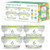 Sage Spoonfuls Tough Glass Bowls 7oz Borosilicate Glass Baby Food Storage Containers With Snap-on Lids (4-pack)
