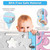 Bubblbay 14-panel Foldable Baby Playpen With Game Panel,football&basket Ball, Safety Lock, Non-slip Bases