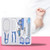 6pcs/set Baby Care Utensil Kit Newborn Infant Toddlers Nail Hair Grooming Brush Kit Travel Home-blue