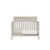 Baby Relax Hathaway 5-in-1 Convertible Wood Crib, Rustic White
