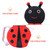 Hemoton Ladybug Protector Pillow Baby Head Protector Cushion Walking Learning Protector