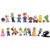 Max Fun 18pcs Super Mario Brothers Action Figures Kids Toys Cake Toppers Collection Playset