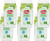 Pure & Gentle Unscented Travel Size Sanitizing Wipes Ideal For Daily Use Baby Hand Wipes For All Skin Types - Safe Sanitizing Wipes With Vitamin E & Aloe | 16 Wipes Per Pack, Pack Of 6