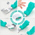 1 Set Toddler Spoon And Fork Stainless Steel Short Handle Baby Dinning Utensil
