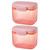 Hemoton 2pcs Professional Baby Milk Powder Dispenser Double Layers Container Boxes