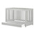 South Shore Cookie Convertible Baby Crib With Drawer, Soft Gray