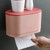 Bathroom Facial Tissue Box Holder Cover/napkin Dispenser Tissue Box Seal Storage Box Dispenser Pink