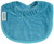 Silly Billyz Snuggly Premium Cotton Toweling Baby Biblet W/secure Snap (aqua)