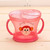 Infant Baby Snack Cup Portable Double Handle Cover Safe Cup Candy Fruit Feeding Bowl