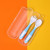 Abanopi Baby Spoon And Fork Set Travel Case Bendable & Handle Baby Training Spoon With Storage Box Portable Baby Tableware For Babies Infants Toddlers