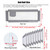 59''/71''/79'' Bed Rail For Toddlers Fold Down Safety Baby Bed Guard Swing Down Bedrail For Convertible Crib, Kids Twin, Double, Full Size Queen & King Mattress, 1 Pack [2022 Upgraded]