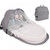 Taykoo Gray Portable Baby Bed Foldable Breathable Sleeping Basket Outing Sun Protection Infant Bassinet