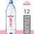 Evian Natural Spring Water, Naturally Filtered Spring Water In Large Bottles, 33.81 Fl Oz 33.81 Fl Oz (pack Of 12)