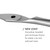 Germanikure Rounded Baby Nail Scissors - Finox Surgical Stainless Steel Manicure Tools In Leather Case - Ethically Made In Solingen Germany - 4701
