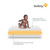 Safety 1st Sweet Dreams 5" Firm Crib & Toddler Mattress, Thermo-bonded Core, White