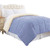 Genoa Queen Size Box Quilted Reversible Comforter The Urban Port, Blue And Cream