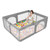 Duomeng Extra Large Baby Playpen Breathable Stable Mesh Fence Kids Activity Center Safety Gate