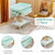 Gymax Foldable Baby Changing Table Infant Newborn Nursery Organizer W/ Water Basin Blue