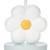 Lambs & Ivy Sweet Daisy White Floral Nursery/child Lamp With Shade & Bulb