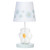 Lambs & Ivy Sweet Daisy White Floral Nursery/child Lamp With Shade & Bulb