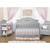 Slumber Baby Jasmine 4-in-1 Convertible Crib, Platinum