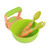 Lyumo 4-piece Baby Food Masher Bowl Spoons With Forked Sharpening Rod, Non-slip Ottom, Food Grade Pp, Lightweight, Drip-proof, Environmentally Friendly, Easy To Grip.