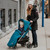 Diono All Weather Stroller Footmuff, Universal Fit From Baby To Toddler, Weatherproof Super Soft Padding, Black Midnight