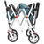 Creative Outdoor Products Collapsible Folding Push Pull Teal Wagon Stroller Cart