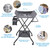 Portable Baby Changing Table Foldable Changing Table Dresser Changing Station For Infant Waterproof Diaper Changing Table Pad Topper Mobile Nursery Organizer For Newborn With 2 Storage Rack,gray
