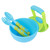 4pcs Baby Food Masher, Bowl Spoons Set, High Quality For Baby Food Mash Blue And Green