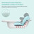 Baby Newborn Shower Bath Cushion Bed Support Net Infant Lounger Basin Pad Portable,blue