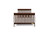Afg Baby Furniture Alice 4-in-1 Convertible Crib With Guardrail Espresso