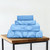 Lux Decor Collection Twin Xl Bed Sheets Set, 4 Pc Microfiber Bedding Sheets - Blue