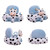 Biosa Cute Baby Sofa Cover Learning To Sit Seat Feeding Chair Case N/cotton (a)
