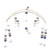 Aimik Wooden Ceiling Mobile Baby Crib Mobile For Boy And Girls Baby Bed Room Decor