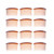 Hemoton 12pcs 17 Teeth Plastic Hair Clip Combs Vintage Small Hair Side Combs 8x5cm (dark Coffee)