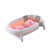 Minchun Foldable Newborn Baby Bath Tub Baby Float Bath Mat Seat Anti-skid Bathing Bed Pad （without Basin）21 X 13 In