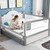 Bed Rails For Toddlers, New Upgraded Extra Long Bed Guardrail For Kids Great Fit For Twin, Double, Full-size Queen & King Mattress